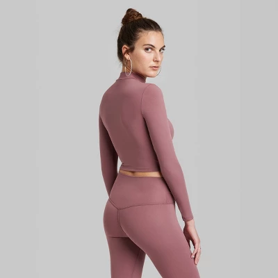 Women's Long Sleeve Mock Neck T-Shirt - Wild Fable⢠- Image 2