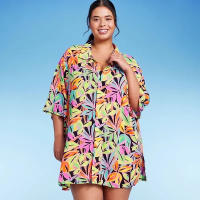 Women's Button-Up Cover Up Short Sleeve Shirtdress - Wild Fable⢠- Image 5