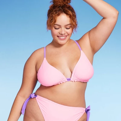 Women's Reversible Triangle Bikini Top - Wild Fable⢠- Image 15