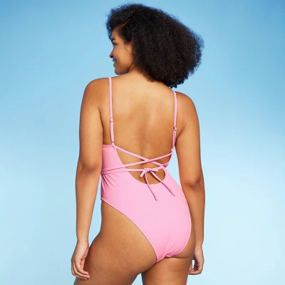 Women's Wrap Cut Out Extra Cheeky One Piece Swimsuit - Wild Fable⢠- Image 5