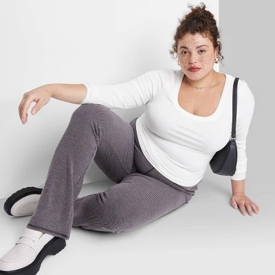 Women's Long Sleeve Scoop Neck T-Shirt - Wild Fable⢠- Image 5