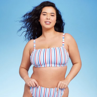 Women's Scrunchie Back Detail Bralette Bikini Top - Wild Fable⢠- Image 8