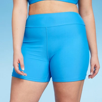 Women's Bike Shorts Bikini Bottom - Wild Fable⢠Blue - Image 3