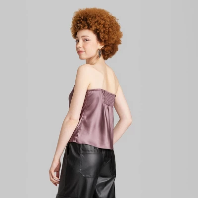 Women's Satin Tube Top - Wild Fable⢠- Image 2