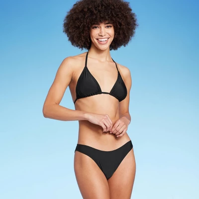 Women's Scoop Front High Waist High Leg Cheeky Bikini Bottom - Wild Fable⢠- Image 2