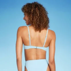 Women's Ribbed Underwire Bralette Bikini Top - Wild Fableā¢