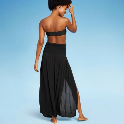 Women's Smocked High Slit Convertible Cover Up Dress - Wild Fable⢠- Image 6