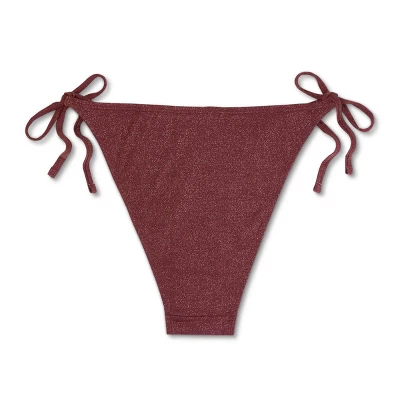Women's Side-Tie High Leg Extra Cheeky Bikini Bottom - Wild Fable⢠Brown - Image 6