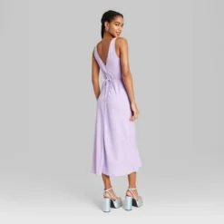 Women's Lace Detail Slip Midi Dress - Wild Fable™