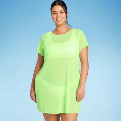 Women's Mesh Cover Up Short Sleeve Mini Dress - Wild Fable⢠- Image 4