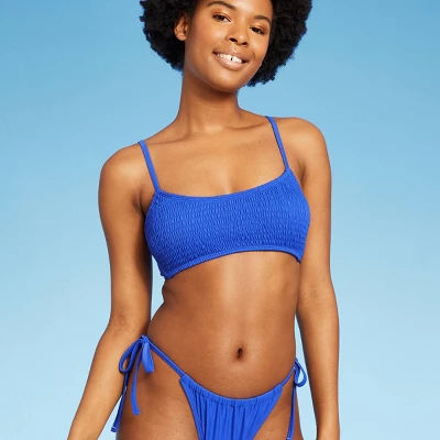 Women's Smocked Bralette Bikini Top - Wild Fable⢠- Image 2