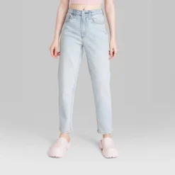 Women's Super-High Rise Tapered Jeans - Wild Fable⢠Light Wash
