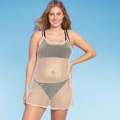 Women's Tassle Trim Crochet Cover Up Dress - Wild Fable™ - Image 2