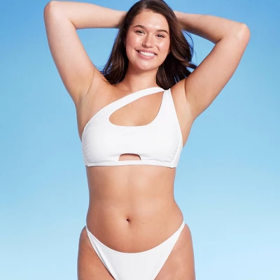 Women's Cut Out One Shoulder Bikini Top - Wild Fable⢠- Image 3