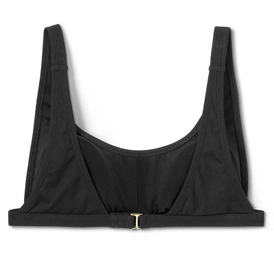 Women's Ribbed Scoop Bralette Bikini Top - Wild Fable⢠- Image 6