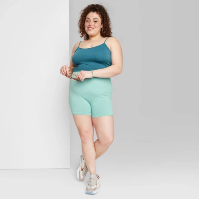 Women's High-Rise Seamless Bike Shorts - Wild Fable⢠- Image 3