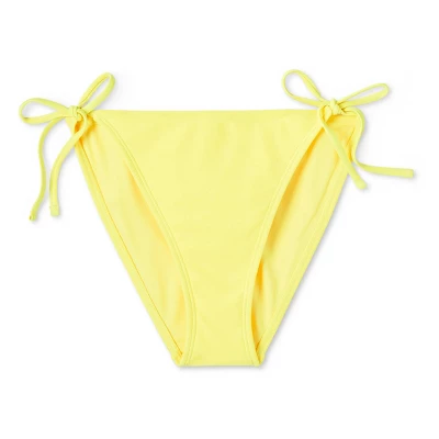 Women's Side-Tie Cheeky Bikini Bottom - Wild Fable⢠Yellow - Image 5