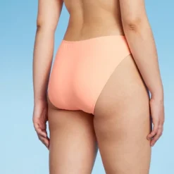 Women's Scoop Front High Leg Cheeky Bikini Bottom - Wild Fableā¢