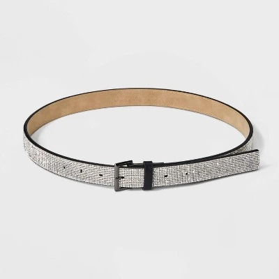 Women's Rhinestone Belt - Wild Fable⢠Black