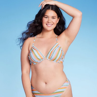 Women's Underwire Bikini Top - Wild Fable⢠Multi Lurex Striped - Image 3