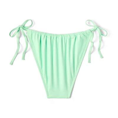 Women's Adjustable Coverage Side-Tie Bikini Bottom - Wild Fable⢠Light Green - Image 6