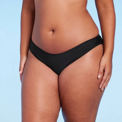 Women's Scoop Front High Waist High Leg Cheeky Bikini Bottom - Wild Fable⢠- Image 3