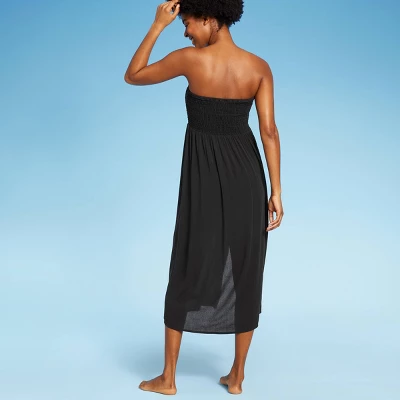 Women's Smocked High Slit Convertible Cover Up Dress - Wild Fable⢠- Image 7