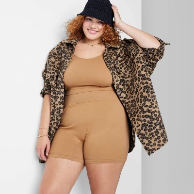 Women's High-Rise Seamless Bike Shorts - Wild Fable⢠- Image 6