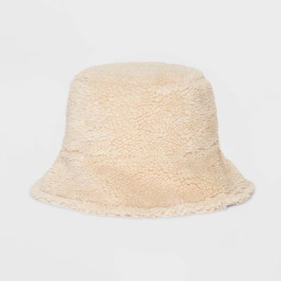Faux Shearling Bucket Reversible Hat - Wild Fable⢠- Image 5