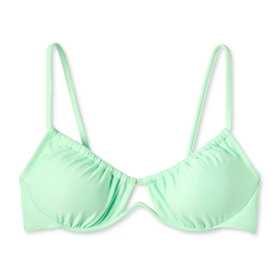 Women's Tunneled Underwire Bikini Top - Wild Fable⢠Light Green - Image 5