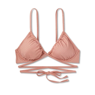 Women's Strappy Underwire Bikini Top - Wild Fable⢠Brown Lurex - Image 5