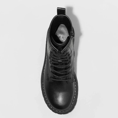 Women's Zea Combat Boots - Wild Fable⢠Black - Image 2