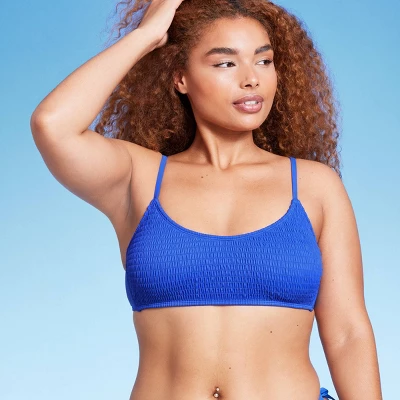 Women's Smocked Bralette Bikini Top - Wild Fable⢠- Image 3