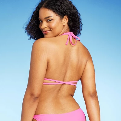 Women's Beaded Wrap Triangle Bikini Top - Wild Fable⢠- Image 4