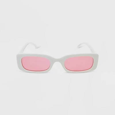 Women's Solid Plastic Rectangle Sunglasses - Wild Fable⢠- Image 4