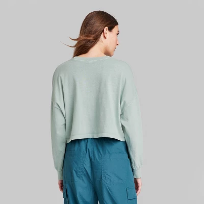 Women's Long Sleeve Heavy Knit T-Shirt - Wild Fable⢠- Image 2