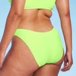 Women's Scoop Front Ultra High Leg Cheeky Bikini Bottom - Wild Fableā¢