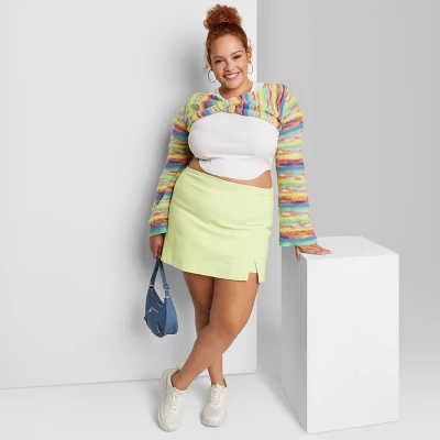 Women's High-Rise Bodycon Mini Skort - Wild Fable⢠- Image 5