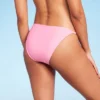 Women's Side Tab Extra Cheeky Bikini Bottom - Wild Fable™ Pink