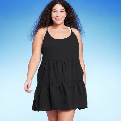 Women's Tiered Cover Up Mini Dress - Wild Fable⢠- Image 5