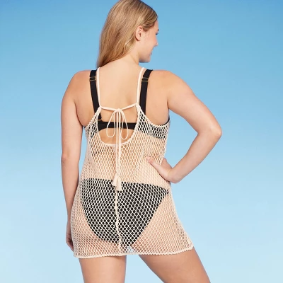 Women's Tassle Trim Crochet Cover Up Dress - Wild Fable™ - Image 3