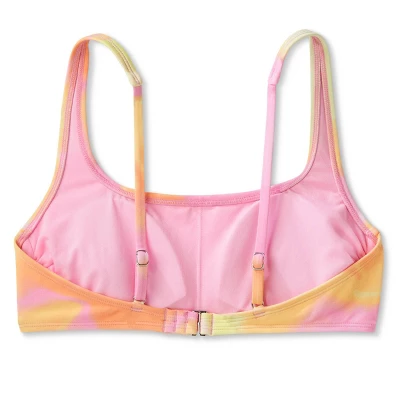 Women's Bralette Bikini Top - Wild Fable⢠Pink/Orange/Yellow Tie-Dye - Image 6