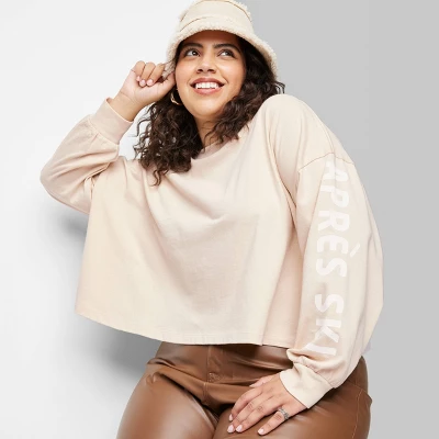 Women's Long Sleeve Heavy Knit T-Shirt - Wild Fable⢠- Image 4