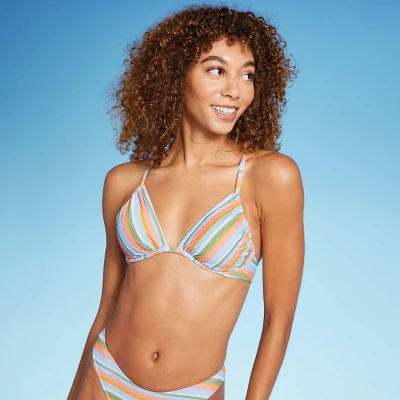 Women's Underwire Bikini Top - Wild Fable⢠Multi Lurex Striped - Image 7