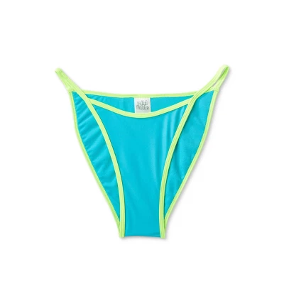 Women's Colorblock High Leg Cheeky Bikini Bottom - Wild Fable⢠- Image 5