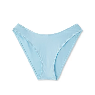 Women's High Leg Cheeky Bikini Bottom - Wild Fable⢠Light Blue - Image 5