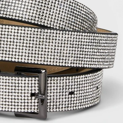 Women's Rhinestone Belt - Wild Fable⢠Black - Image 2