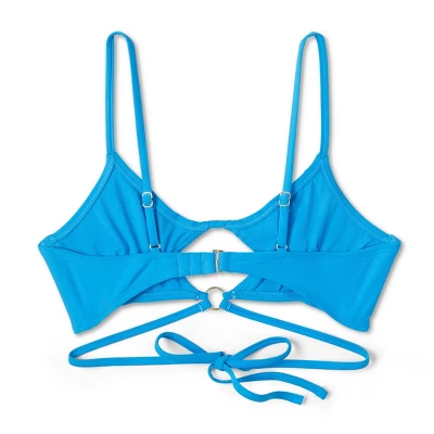 Women's Star Cup Strappy Bikini Top - Wild Fable⢠Blue - Image 6