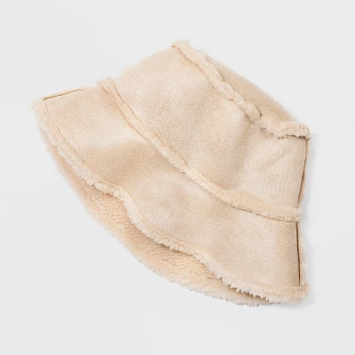 Faux Shearling Bucket Reversible Hat - Wild Fable⢠- Image 3