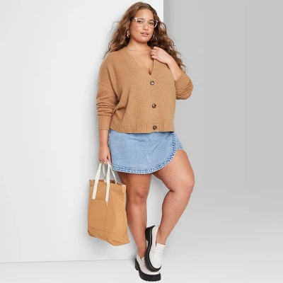 Women's Slouchy Button-Front Cardigan - Wild Fable⢠- Image 4